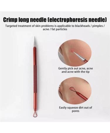 Acne Needle 1pcs Stainless Steel Acne Removal Needles Pimple Tools Spoon Face Skin Care Tools Needles Facial Pore Cleaner (Color : 01) - Buy Online on GoSupps.com