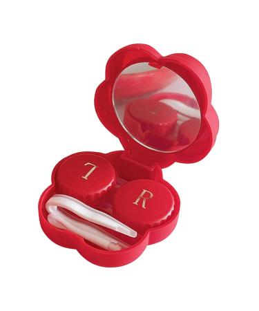 Homsfou 1 set of colored contact lenses daily contact lens container contact lens tank contact lenses case container for contact lenses carrier for eye contact lenses beauty