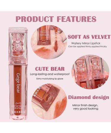 Buy Moisturizing Lip Glaze - Smooth Luster Lightweight Full Coverage | 24-Hour Waterproof Lipstick - Perfect for All Skin Tones - Buy Online on GoSupps.com