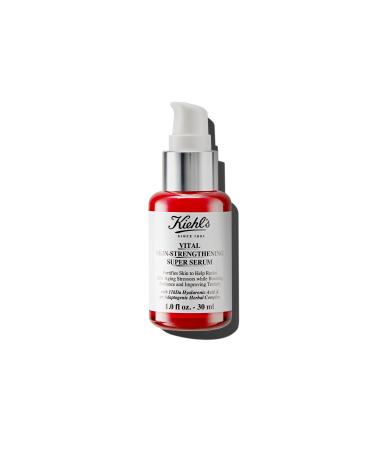 Kiehl's Vital Skin-Strengthening Hyaluronic Acid Super Serum Boosts Radiance & Smooths Fine Lines Improves & Renews Skin Texture with Adaptogenic Herbal Complex for All Skin Types 1.0 Fl Oz / 30 ml