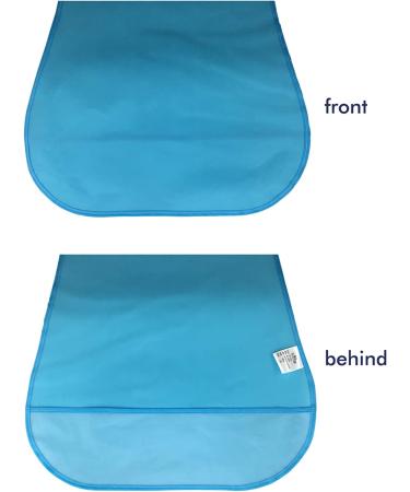 2 Pack Silicone Adult Bibs for Eating Reusable Portable Waterproof Clothing Protectors With food Catcher For Men Women Easy To Clean - Buy Online on GoSupps.com