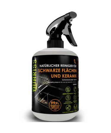 Quariss natural cleaner for black tap and ceramic - bathroom cleaner lime -free shower strong for sink water tap bath shower head tiles - faucet cleaning mysterious garden 0.5 l 1 x 500 ml