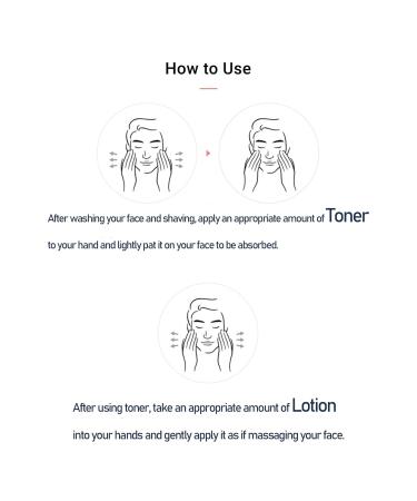 Basic Care Set for Men - 2-Piece Lotion & Toner | International Shipping Available - Buy Online on GoSupps.com