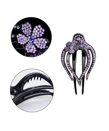 2PCS Diamond Hair Clips - No Crease Large Hairpins for Thick & Fine Hair - Women's Hair Accessories - Buy Online on GoSupps.com