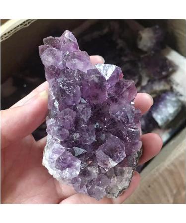 Natural Raw Amethyst Quartz Purple Crystal Cluster Stones Specimen Home Decoration Crafts Decoration Ornament Beautiful Crystal Cluster (Size : 150-180g) - Buy Online on GoSupps.com