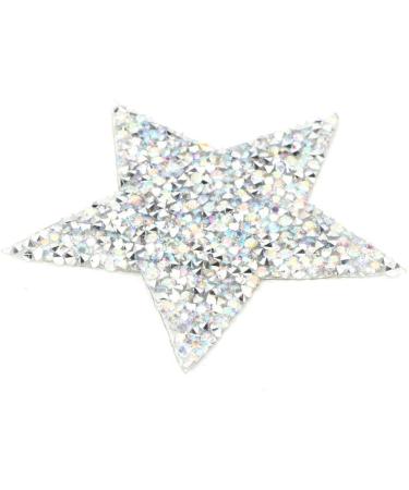 10pcs Rhinestone Stars Applique - DIY Crystal Patches for Shoes, Bags, Hats, Clothes & Jewelry - AB Color - Buy Online on GoSupps.com