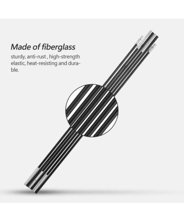 Dioche Folding Fiberglass Tent Pole Bars Set for Outdoor Camping - Awning Frames Kit - Buy Online on GoSupps.com