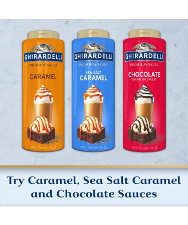 Ghirardelli Premium Caramel Sauce 16 oz - Rich and Creamy Indulgence - Buy Online on GoSupps.com
