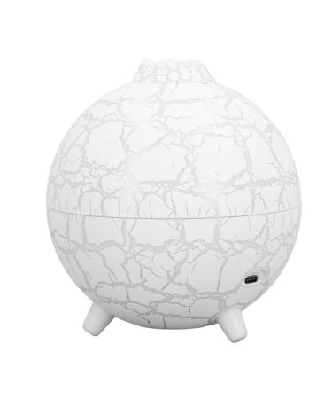 Essential Oil Diffuser Intermittent Mist Modes Elegant Aroma Diffuser Humidifier 200ml for Home (White)