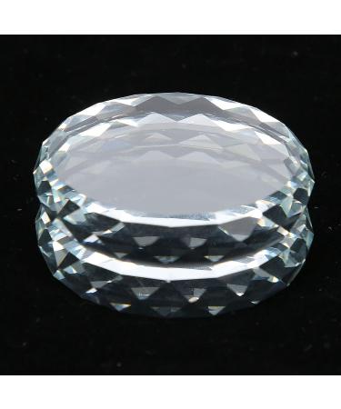 Buy 2 PCS Nail Art Plate Palettes | Glass Nail Polish & Color Mixing Display Tools for Professional Nail Art - Buy Online on GoSupps.com