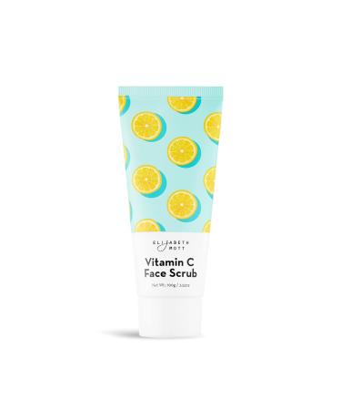 Vegan and Cruelty-Free Brightening Vitamin C Face Scrub - Heat Activated, Pore Cleansing, Exfoliating Formula to Buff, Smooth, and Exfoliate Skin by Elizabeth Mott