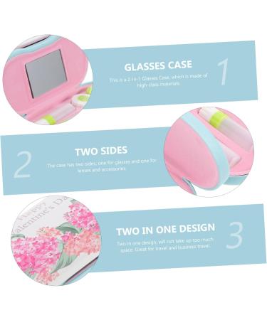 Buy SOLUSTRE Double Layer Glasses Case - Portable Eyeglasses & Sunglasses Organizer Holiday Accessories Dual Use Fogger Design - 16.5x7x5.5CM - Buy Online on GoSupps.com