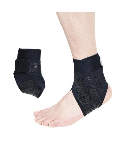 Braveway Plantar Fasciitis Ankle Support - Breathable & Adjustable for Sports Running Basketball Tennis Volleyball - Large Black - Buy Online on GoSupps.com