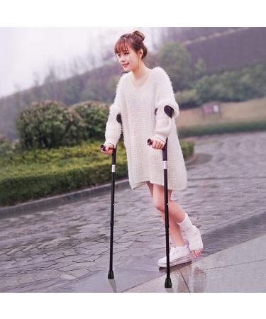 Forearm Crutches Adjustable Forearm Crutches 1 Pair Handle with Comfortable Grip - Sturdy high Density Aluminum Durable for Standard and Tall Adults Lightweight Arm Crutch - Buy Online on GoSupps.com