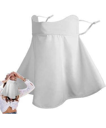 Intoximt Women's Sun Protection Cover | Breathable Cooling Facial Shield & Comfortable Sunscreen Necklace - Gray - Buy Online on GoSupps.com