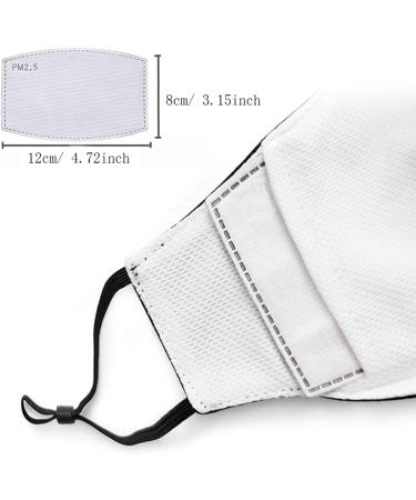 Yijueled Car Cotton Mask Reusable 3 Pack Face Masks with 10 Pack Filter Pad Cloth Face Mask Washable and Adjustable for Adult Men Women Teens - Buy Online on GoSupps.com