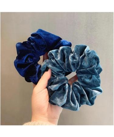 Women's Winter Hair Scrunchies Hair Tie Hair Accessories Lady's Ponytail Holder Hair Rubber Bands Accessories(Brown) - Buy Online on GoSupps.com