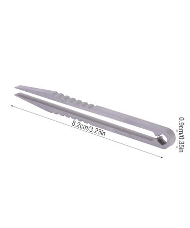 EDC Tweezers Ti Alloy Tweezers for Outdoor Survival Camping Travel for DIY Enthusiast for Professionals for Model Making