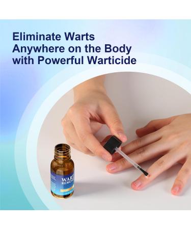 Fast Action Liquid Wart Remover - Maximum Strength Gel for All Wart Types - Natural Formula for Plantar Genital Common Warts & More - BEN-5-11 - Buy Online on GoSupps.com