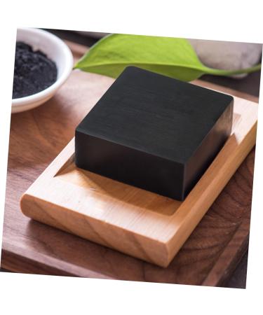 FRCOLOR 3pcs Handmade Charcoal Facial Soap | Natural Cleansing Soap for Deep Clean & Refresh | Black Charcoal Face Wash - Buy Online on GoSupps.com