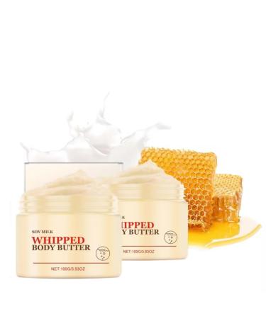 Moisturizing Body Cream,Natural Body Moisturizer,Nutrition Moisturizing Care Cream, Whipped Body Butter,Gentle Body Lotion that Nurtures and Moisturizes the Skin,Provides Rich 24-Hour Hydration (2)