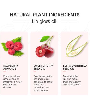 Plumping Lip Gloss - Moisturizing Glossy Lip Oil Tinted - Nourishing Hydrating Lip Glow Oil with Vitamin E - Lips Skin Care Lip Balm Long Lasting Clear Lipgloss Makeup (015 Pink) - Buy Online on GoSupps.com