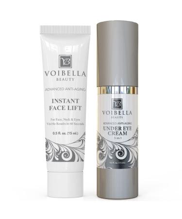 VOIBELLA BEAUTY Instant Eye Lift Combo - Reduce the Appearance of Wrinkles Eye Bags Make Eyes Look Younger In Minutes - Advanced Eye Rejuvenation for Men and Women