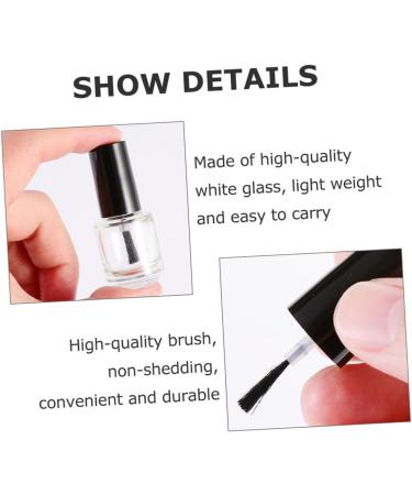 Mipcase Lot de 25 Flacons de Vernis Ongles Vides en Verre 5Ml Bouchon Aluminium lectrolytique et Pinceau Int gr Mini Format Portable pour Nail Art et Remplissage Pr cis - Buy Online on GoSupps.com