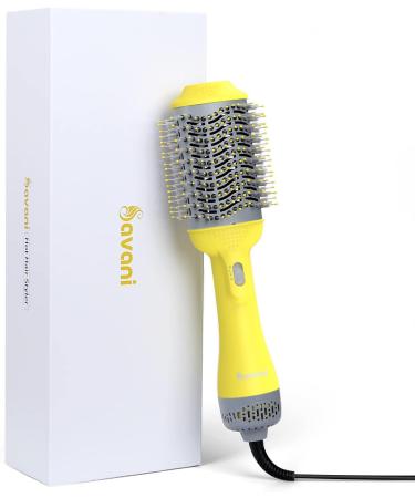 Savani Ionic Blow Dryer Brush: 4-in-1 Professional Hot Air Styler for Drying, Straightening, Volumizing, Combing - New - Buy Online on GoSupps.com