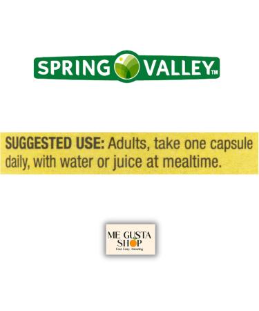 Spring Valley Cascara Sagrada Dietary Supplement 450mg - 100 Count with Me Gustas Sticker | Digestive Health Support - Buy Online on GoSupps.com