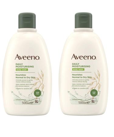 Aveeno Aveeno 2 PACK Body Wash 500ml Hydrating