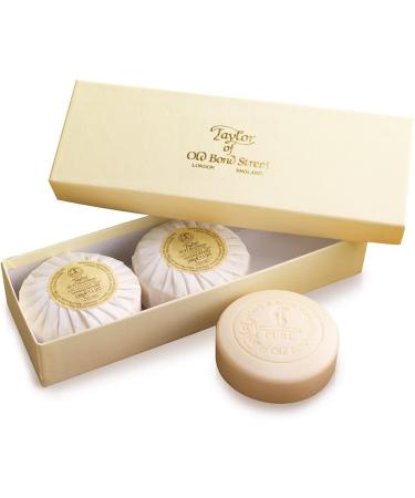 Taylor of Old Bond Street 100g Luxury Sandalwood Hand Soaps Gift Box Set - Buy Online on GoSupps.com