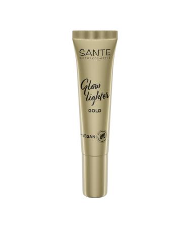 Sante Naturkosmetik SANTE Naturkosmetik Liquid Highlighter 01 Gold Radiant Shine for Cheekbones and Arches with Organic Aloe Vera Organic Grapefruit Extract & Vitamin E 15ml