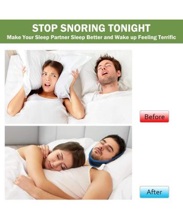 Anti Snore Chin Strap | Stop Snoring Devices for Men and Women | Adjustable & Breathable Head Band for Better Sleep - Buy Online on GoSupps.com