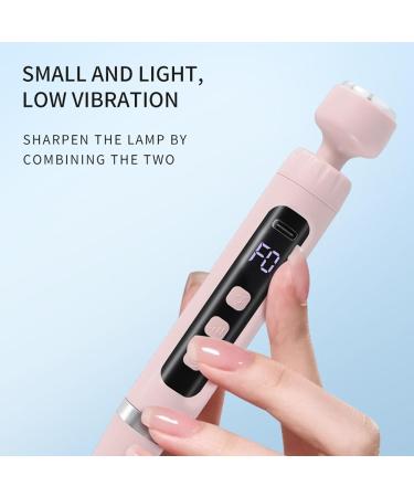 Electric Nail File 2 in 1 Nail File with Small UV Light | Nail Drill Electric Nail Filer for Acrylic Nails False Nails Gel Nails Dip Nail Artificial Nails Home Salon - Buy Online on GoSupps.com