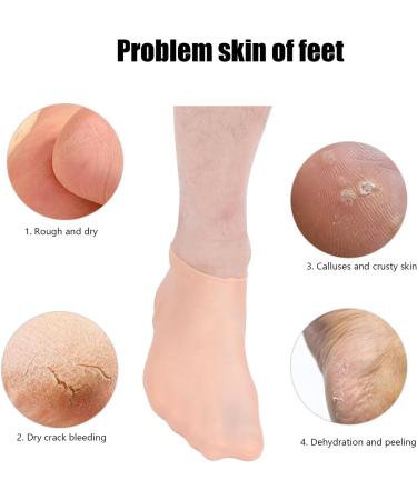 Essential Oil Gel Socks Socks Gel Moisturizing Prevent Crack Foot Care Socks for Beauty Salon and Home (XL) - Buy Online on GoSupps.com