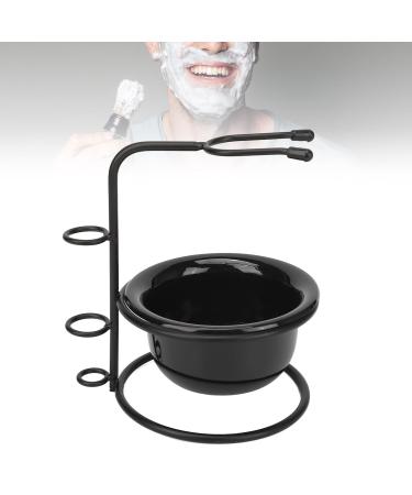 Premium 2-Part Razor Brush Set with Metal Holder & Shaving Soap Bowl - Ideal for Smooth Shaving Experience | International Shipping Available - Buy Online on GoSupps.com
