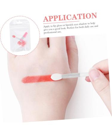 Angoily 2 Sets Lip Stick Dust Facial Tools Lip Applicator Eye Shadow Applicators Silicone Scrubber for Lady Tools Cosmetic Applicator Brush Miss Silica Gel - Buy Online on GoSupps.com