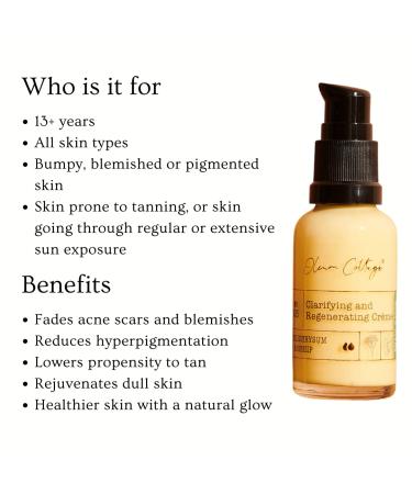 Buy Clarifying & Regenerating Creme - 30ml | 100% Natural Cold Pressed & Essential Oils - International Shipping - Buy Online on GoSupps.com