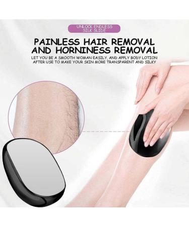 Crystal Hair Removal Eraser for Sensitive Skin - Painless Hair Remover for Men and Women - Back, Arms, Legs - Magic Hair Removal Device - Buy Online on GoSupps.com