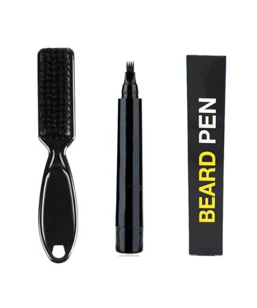 Folpus Men's Beard Pencil Filler - Precision Beard Filler Pen in Dark Grey for Perfect Styling - International Shipping Available - Buy Online on GoSupps.com