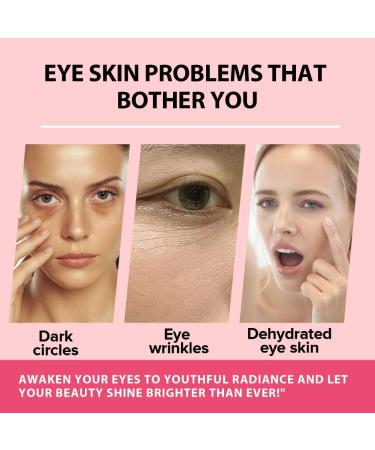 3PCS Pink Peptide Eye Cream for Women Reduces Dark Circles & Wrinkles Lifting and Firming Deep Moisturizing - Buy Online on GoSupps.com