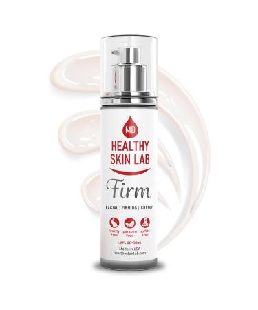 Healthy Skin Lab FIRM Peptide Skin Tightening Cream for Face Neck & D collet Anti-Aging Moisturizer Reduces Wrinkles Hydrates & Enhances Skin Elasticity Dermatologist Formulated 50ml
