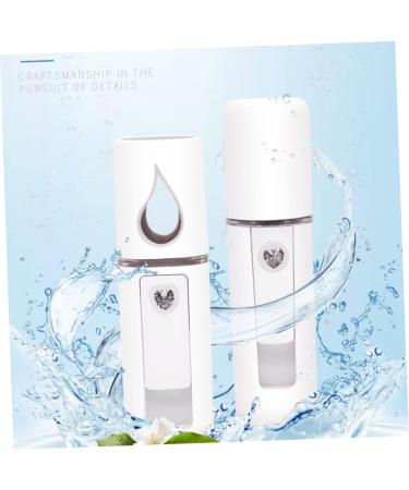 Beavorty Versatilen 1pc Mini Face Spray Instruments Steamer Mist Sprayer Spray Meter Handheld Cool Facial Steamer 11.5*3cm White - Buy Online on GoSupps.com
