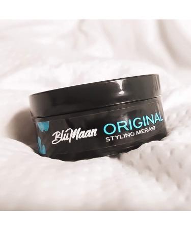 BluMaan Original Meraki Men's Hair Wax 2.5 oz - Matte Finish, High Hold - Pre or Post-Styler for All Hair Types - Buy Online on GoSupps.com