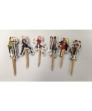 KBN Anime Cupcake Topper Cake Picks