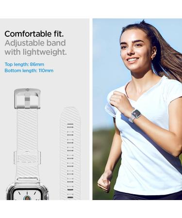 Spigen Liquid Crystal Pro Designed for Clear Apple Watch Band with Case Series SE2/6/SE/5/4 (40mm) - Crystal Clear - Buy Online on GoSupps.com