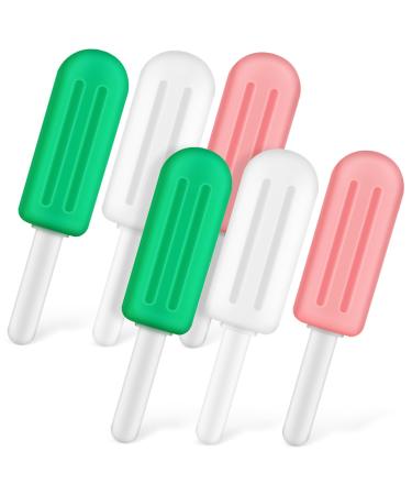 Anneome 6 pieces of ice cream on the stem silicone kitzeug for jaw training silicone Aligner Kieletzeiten for teeth.