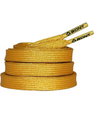 Bont Skates 8mm Shimmer Laces - Honey Gold (79/96/108) - Premium Quality - Buy Online on GoSupps.com