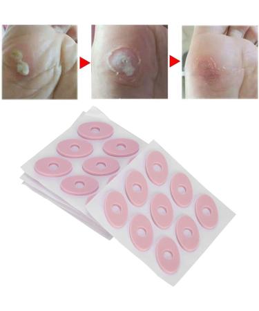 Corn Pads Cushion Callus Protectors - Soft Latex Foam, Elastic & Breathable Oval Pink Foot Care - Buy Online on GoSupps.com